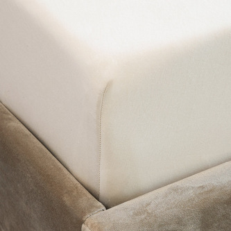 Prześcieradło | PELLY | jersey beżowe PREMIUM | 160x200 cm | 874104