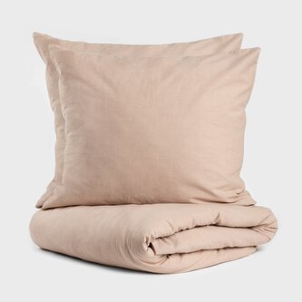 Pościel | GOSSY | bawełniana beżowa | 160x200 + 2*70x80 cm | 729492