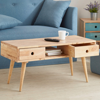 Ława | SERENO | naturalny | 90x40x43 cm | 871196