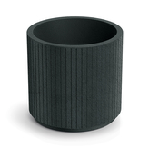 Květináč CORO ROUND 40 cm - barva: tmavě šedá