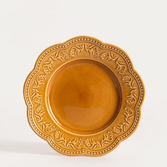 Talerz | SALTIS | deserowy bursztynowy | 20 cm | 750885