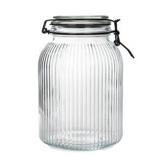 Pojemnik | RAVEN | ryflowany z klipsem L | 1,4 l | 891118