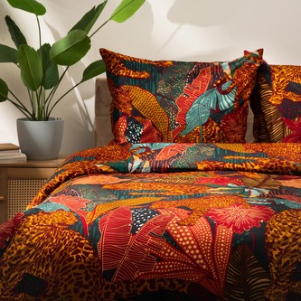 Pościel | KELLIE | z mikrofibry w tygrysy | 160x200 cm | 701610