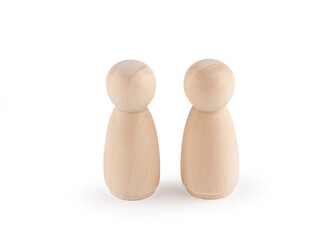 Dřevěná figurka k dotvoření 19x45 mm - 10 ks - přírodní sv.