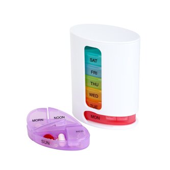 Organizer na tabletki | MAIWEN | wysuwany | 12x10x6 cm | 887067