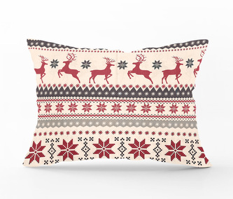 Povlak na polštář Vánoce šedé 70x90 cm