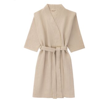 Szlafrok VAFFEL beżowy L/XL