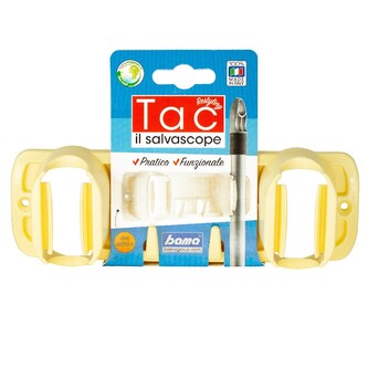 BAMA Věšák na úklidové pomůcky TAC RESTYLING, žlutá