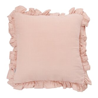Poszewka ELIN muślinowa różowa 45x45 cm