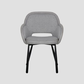 Krzesło | CAMPEA | Szare | 62x61x84 cm | 742064