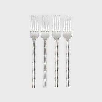 Zestaw widelców | NINGBO | srebrnych matowych | 4 szt. | 727023