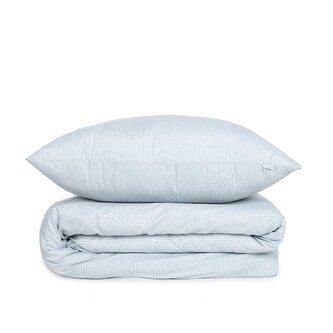 Pościel | TRIAN | z mikrofibry niebieska we wzory | 200x220 cm | SS23 843230