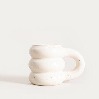 Kubek | BUBBLY | kremowy | 0,35 l | 753701