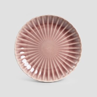 Talerz | MELIDA | obiadowy różowy | 27 cm | 736223