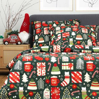 Pościel | SENTE | bawełniana w prezenty | 160x200 cm | XM22 830018