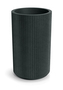 Květináč CORO ROUND HIGH 48 cm - barva: tmavě šedá