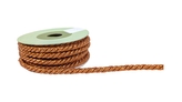 Provázek polyesterový 6mm x 4,6m vzor 9016 250-MĚDĚNÁ METAL.