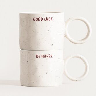 Zestaw kubków | POSI | z napisami, 2 szt | 0,3 l | 750809