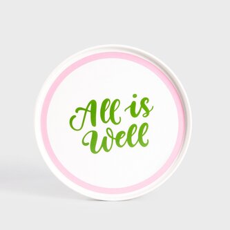 Talerz | SERRA | obiadowy "all is well" | 27 cm | 753398