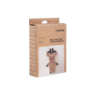 Zestaw DIY | CRAFTIFY | jelonek do szydełkowania | 15x20x5 cm | 709586