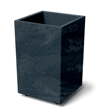 Květináč SIERRA SQUARE HIGH BETON EFFECT 38,5 cm - barva: antracit