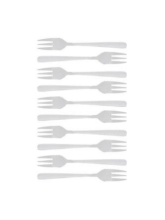 WIDELCZYK ZESTAW 10szt | VIENNA | srebrny | 14,8cm | 734694