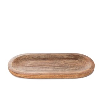 Taca dekoracyjna | ACACIA | z drewna akacjowego | 25x12x2 cm | AW23 852904