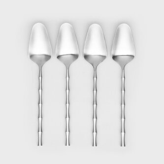 Zestaw łyżek | NINGBO | srebrnych matowych | 4 szt. | 727030