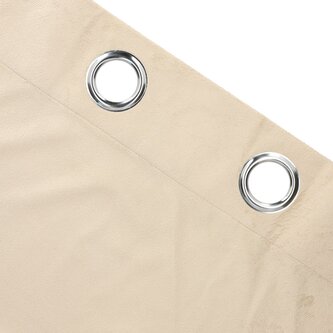 Zasłona | PATTY | welwetowa beżowa | 140x250 cm | 855813