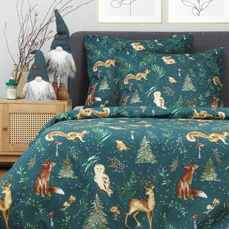 Pościel | PADU | bawełniana w zwierzątka | 160x200 cm | XM22 829913