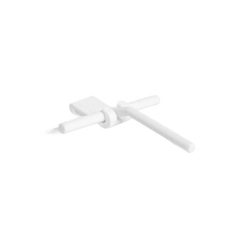 Ściągaczka | ROKIA | do szyb biała | 20,8x19x3,2 cm | 733925