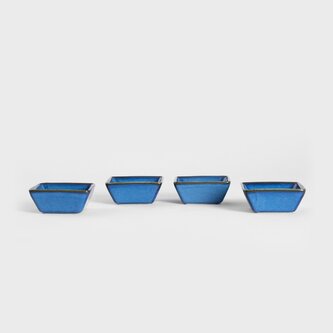 Zestaw | OKINAWA | granatowych miseczek do serwowania  | 4 szt | 743030