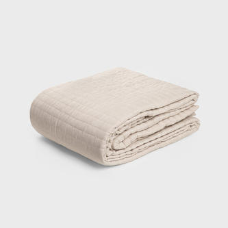 Narzuta | BRISTLES | w pikowane pasy beżowa | 200x220 cm | 715709