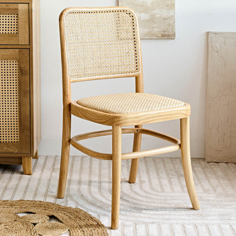 Krzesło | LEGNO | rattanowe naturalne | 49x45x83 cm | 871370