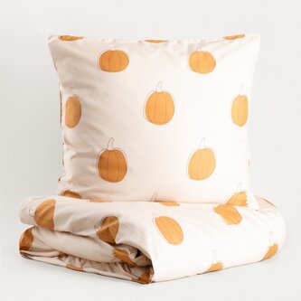 Pościel | PUMPKIN | z mikrofibry w dynie | 220x200 + 2*70x80 cm | 755880