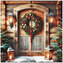 Ubrousky PAW Dekor L (20ks) Doorway to Christmas