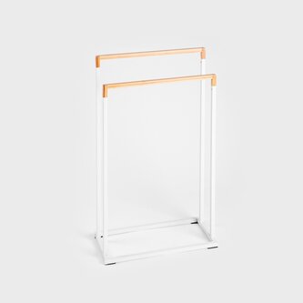 Stojak | COPER | na ręczniki biały | 45x21x76 cm | 732638