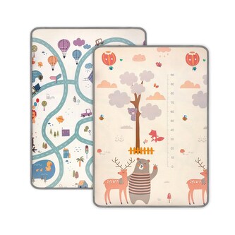 Oboustranná pěnová podložka Milly Mally Kinder Animals 178x120 cm