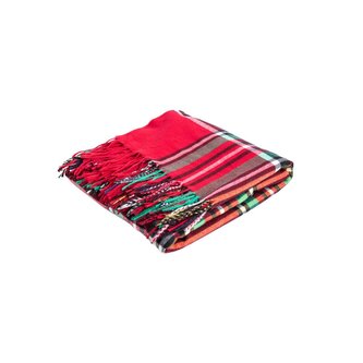 Koc | WINTERY | w kratę z frędzlami | 150x200 cm | 709050