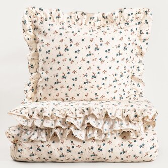 Pościel | CHEERFUL | z mikrofibry z falbanką | 160x200 + 2*50x60 cm | 756313