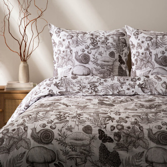 Pościel | KELLIS | w grzyby | 140x200 + 1*70x80 cm | 703003
