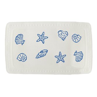 Spirella protiskluzová podložka do sprchy CONCHA, s motivem mušlí, PVC, 55 x 55 cm