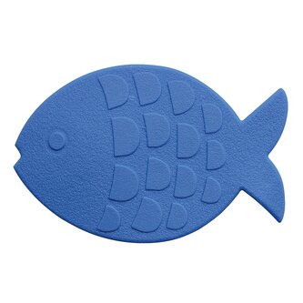 Spirella protiskluzové přísavky ve tvaru rybiček, modrá, PVC, 5 ks