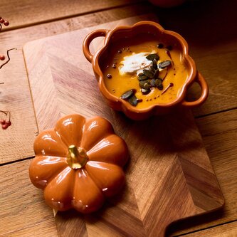 Naczynie do serwowania | PUMPKIE | w kształcie dyni pomarańczowe | 0,4 l | 709890