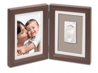 Dřevěný rámeček pro otisk My Baby Touch Simple Brown Dřevěný rámeček pro otisk My Baby Touch Simple Brown