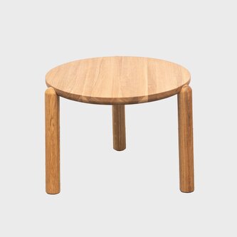 Stolik kawowy | DELICIA | drewniany dębowy naturalny | 60x60x40 cm | 739446