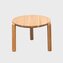 Stolik kawowy | DELICIA | drewniany dębowy naturalny | 60x60x40 cm | 739446
