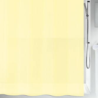 Spirella sprchový závěs BIO, žlutý, průsvitný, 180 x 200 cm, PEVA