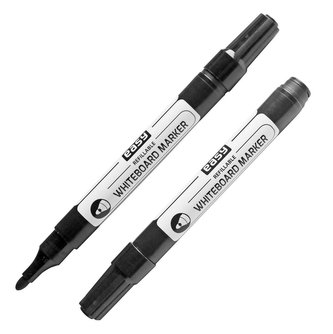 Marker suchościeralny czarny (12szt) EASY