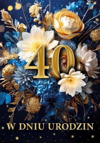 Karnet FL 3D ZMIENIAJĄCY OBRAZ 40 NIEBIESKI